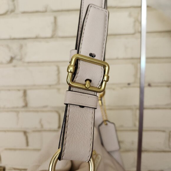 Euc Coach Madison Isabelle Off-White Leather Shoulder Bag/Handbag Purse - Picture 8 of 16